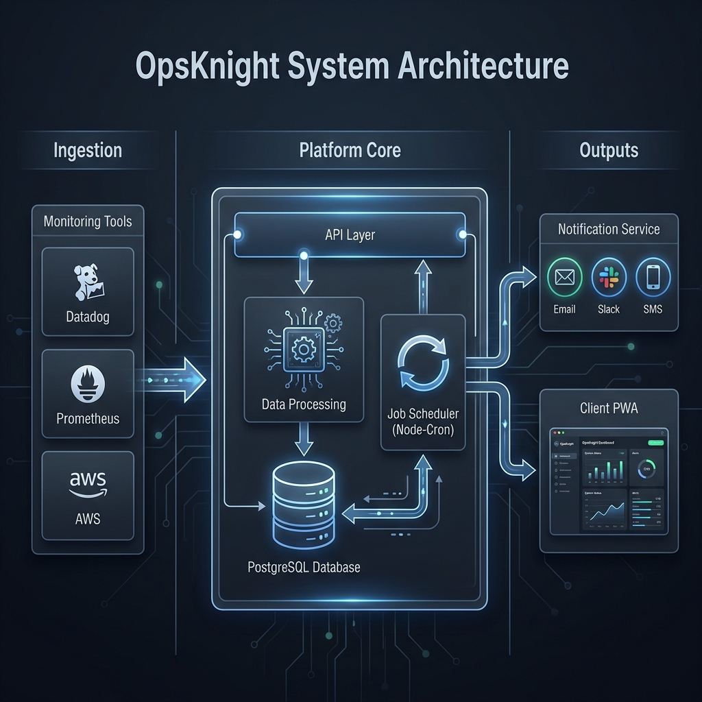 OpsKnight Data Flow Architecture